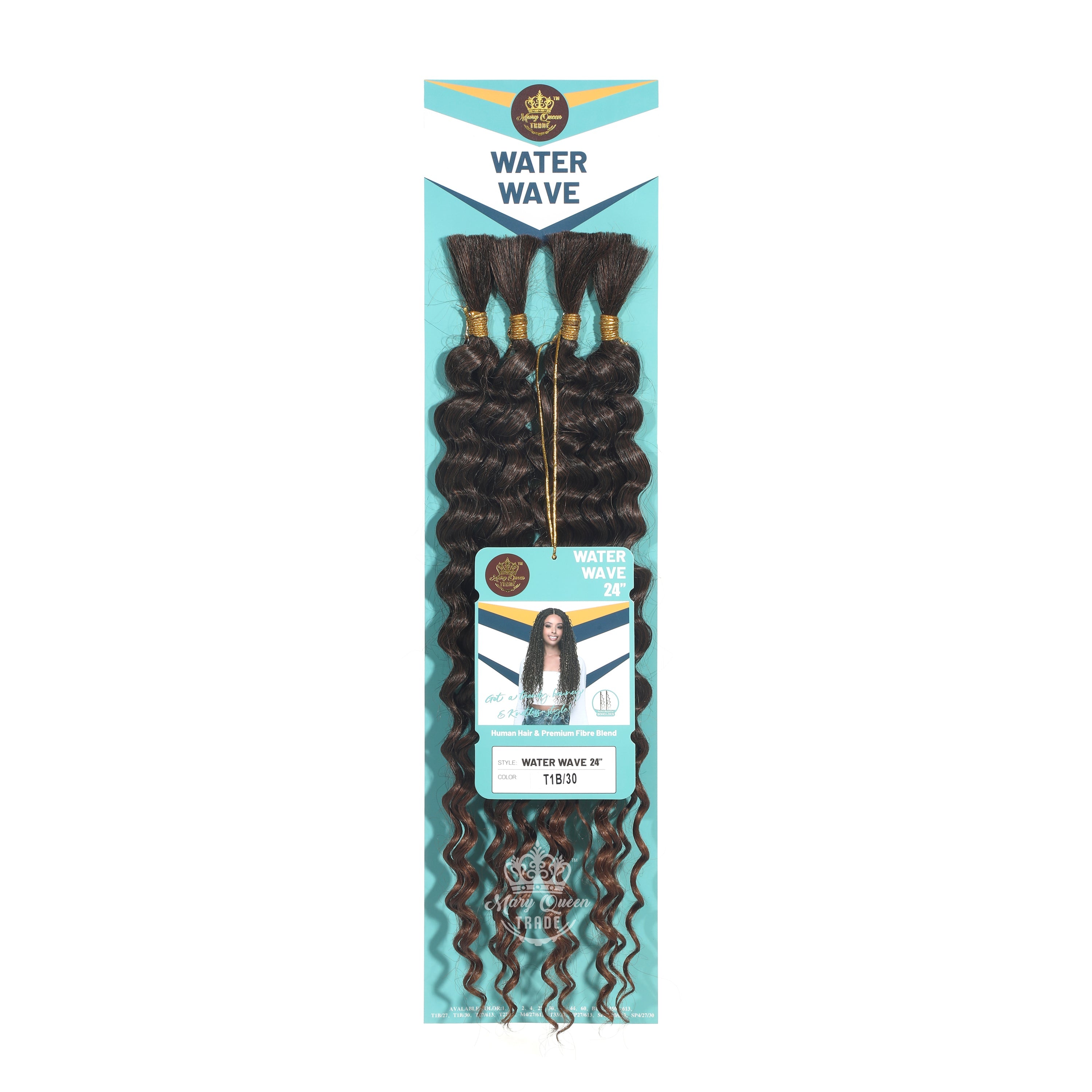 4X Water Wave 24" Boho Braiding Hair