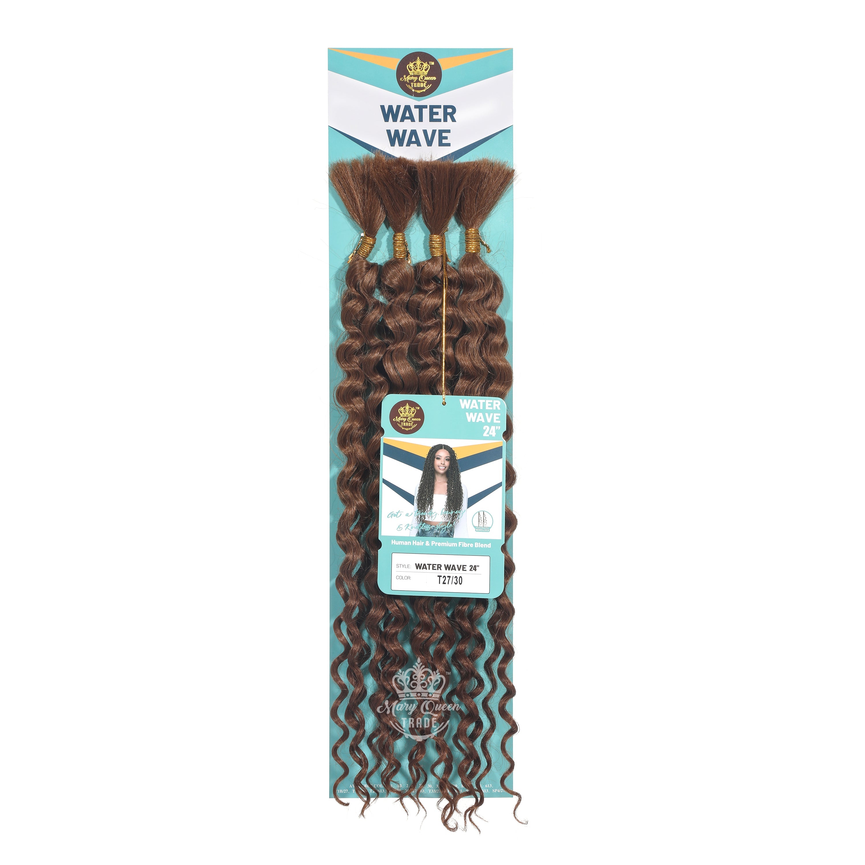 4X Water Wave 24" Boho Braiding Hair