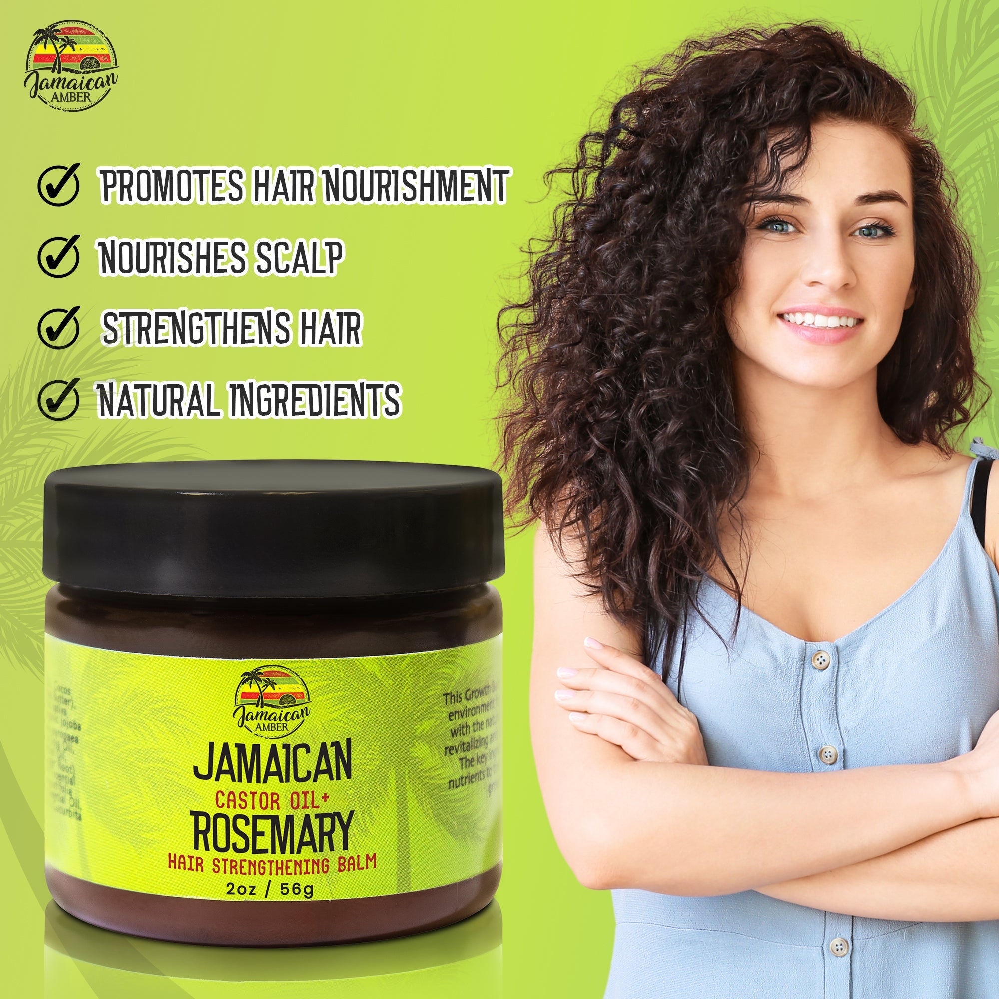 Jamaican Amber Hair Growth Balm 2oz