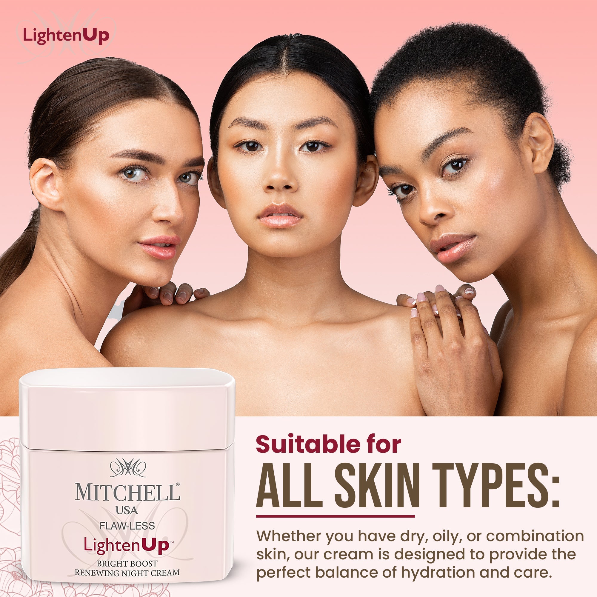 Lighten Up Flaw-Less Night Cream 50g