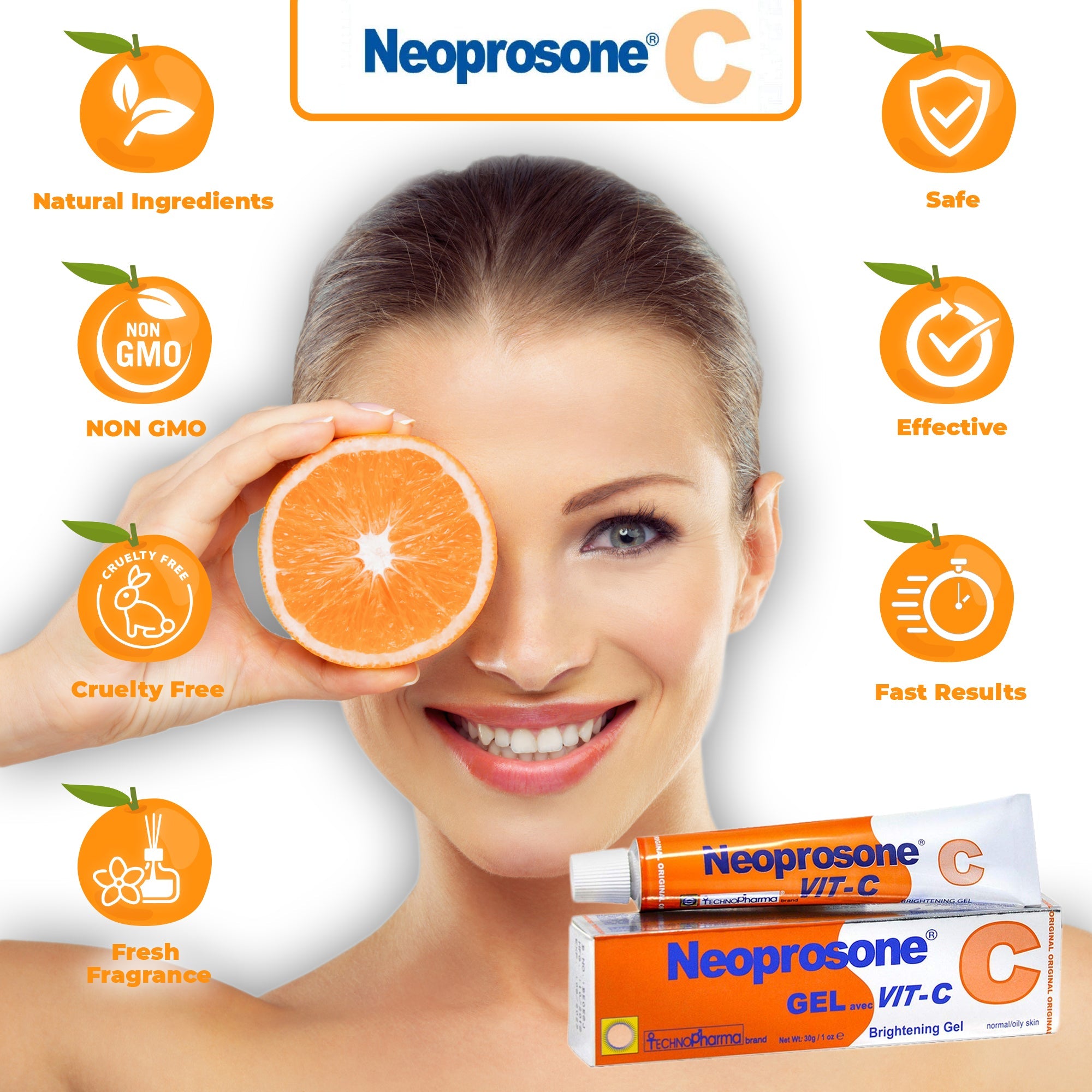Neoprosone Brightening Gel with Vitamin "C" 30g