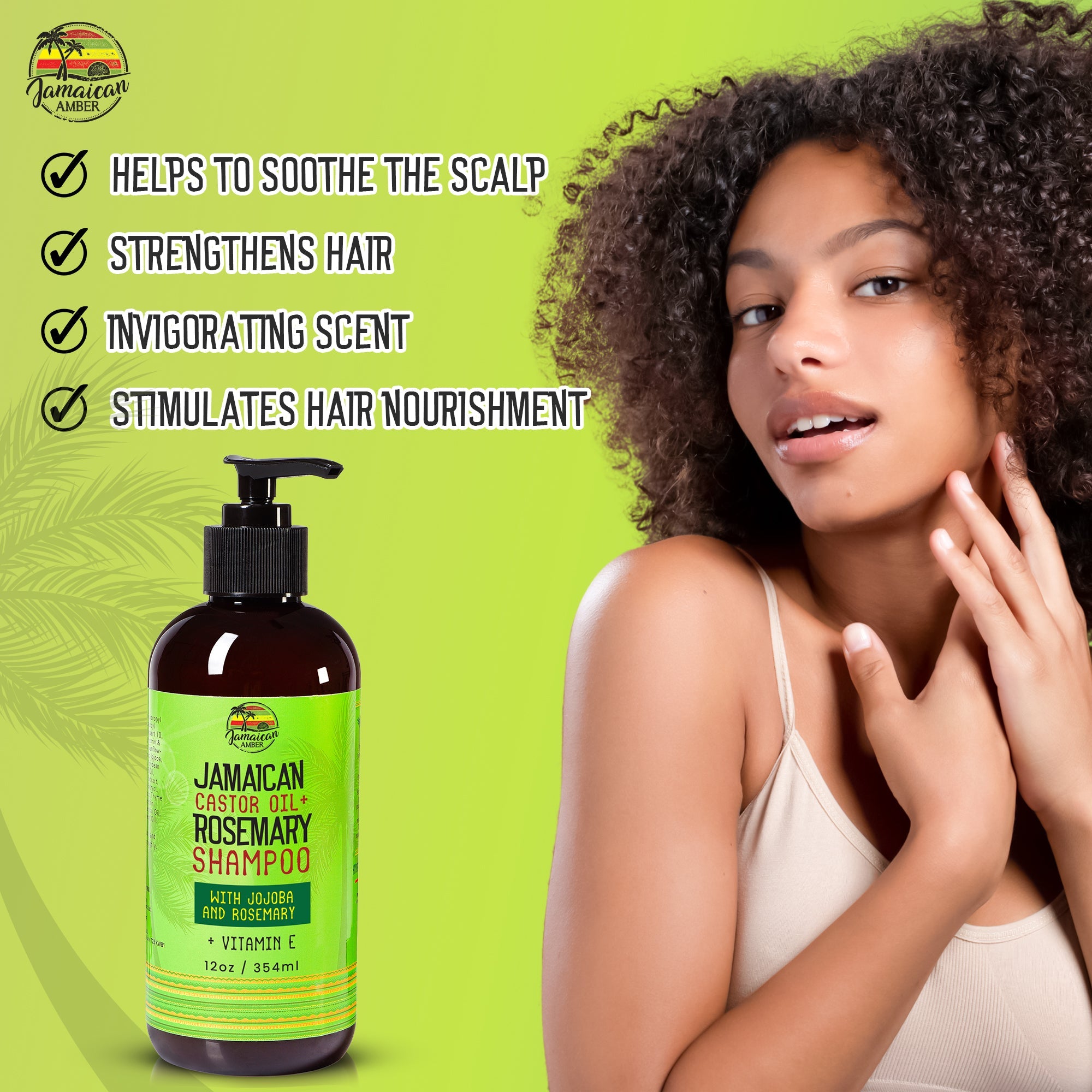 Jamaican Amber Romero Shampoo 12oz