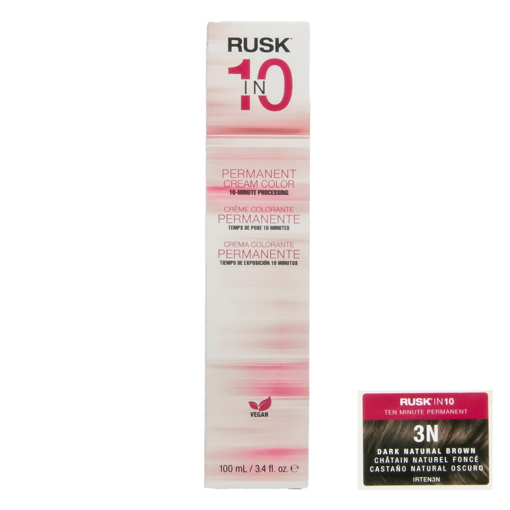 RUSK IN 10 Permanent Cream Color (3.4oz) - 3N