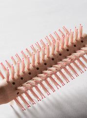 FROMM Mission Sleek Vented Round Wood Hair Brush w/Boar Bristles - 1 1/4"