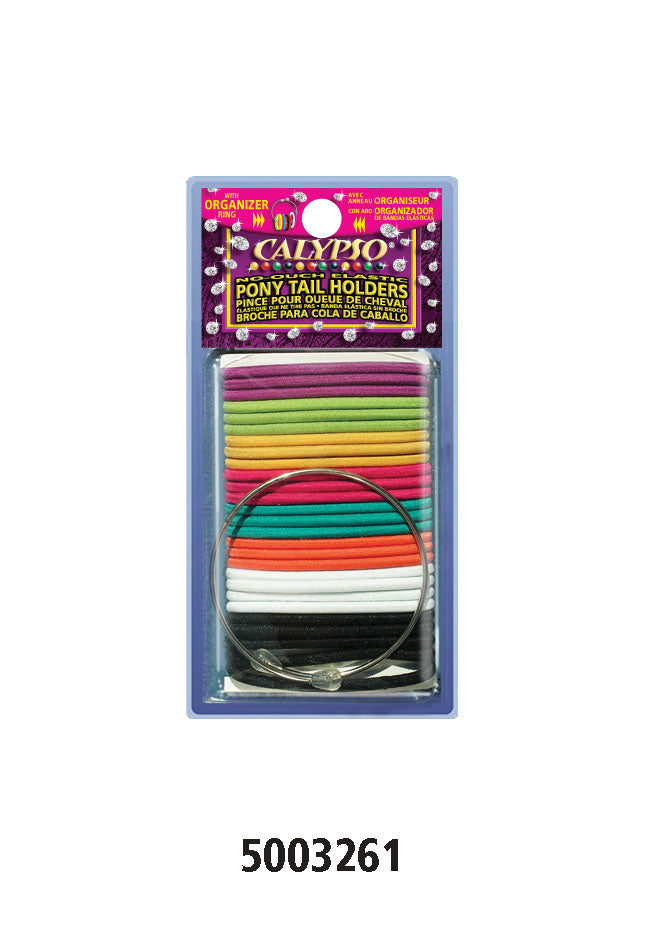 Calypso Hair Ties - Assorted with Ring
