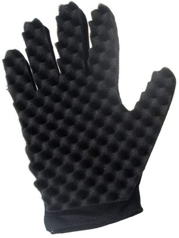 Magic Gold Hair Curling Sponge Brush Glove