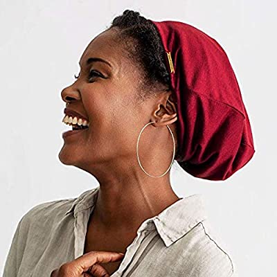 Grace Eleyae Adjustable Slap | Satin-Lined Cap - Wine Red