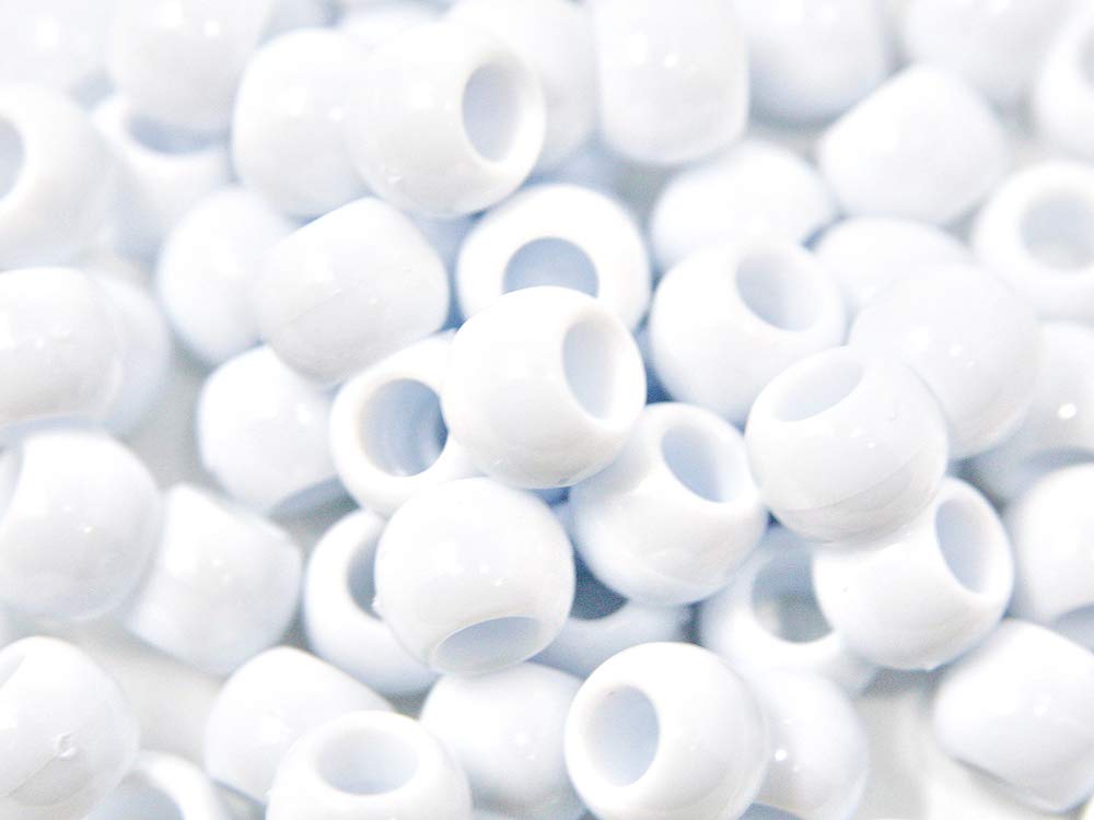 Jolie Girls Hair Beads - White #72137