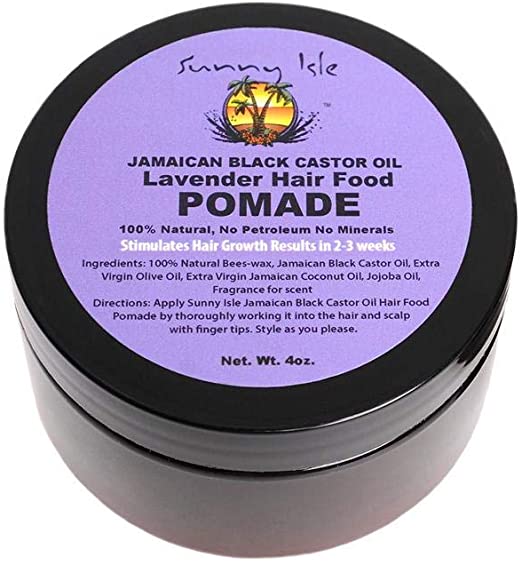Sunny Isle Jamaican Black Castor Oil Lavender Hair Pomade