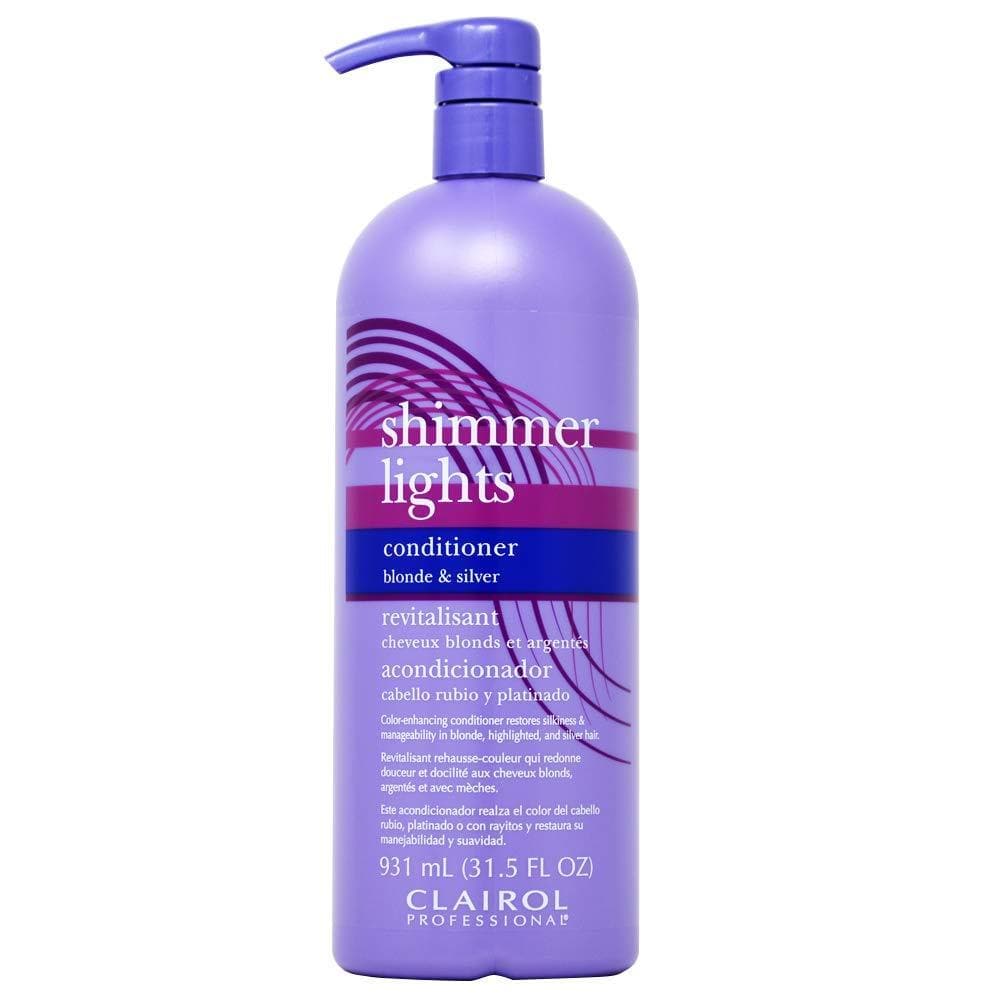 Clairol Professional Shimmer Lights Purple Conditioner for Blonde & Silver Hair 31.5oz
