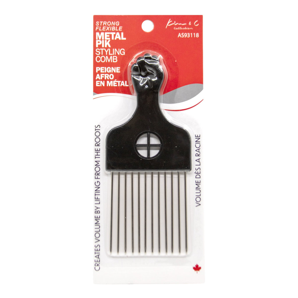 KIM & C Metal Pik Styling Comb