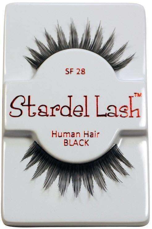 Stardel Lash 100% Human Hair Lashes - SF 28 Black