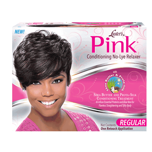 Pink No Lye Relaxer Kit -Regular