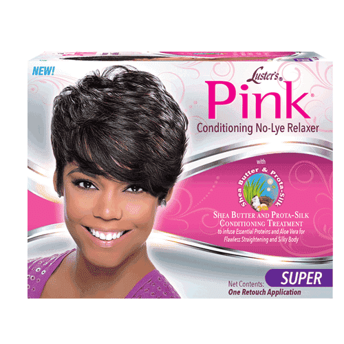 Pink No Lye Relaxer Kit -Super