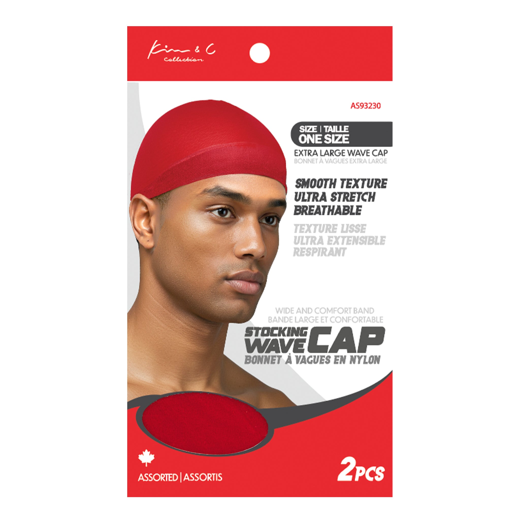 KIM & C Stocking Wave Cap 2pcs