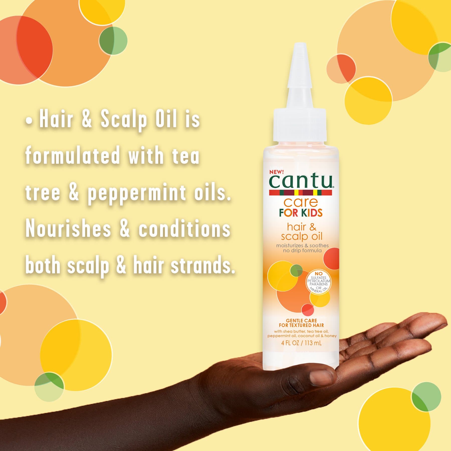 Cantu Care For Kids Hair & Scalp Oil