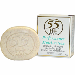55H+ Paris 55H+ Paris® Performance SAVON Gommant Purifiant, Éclaircissant - Authentic Skincare Treatment
