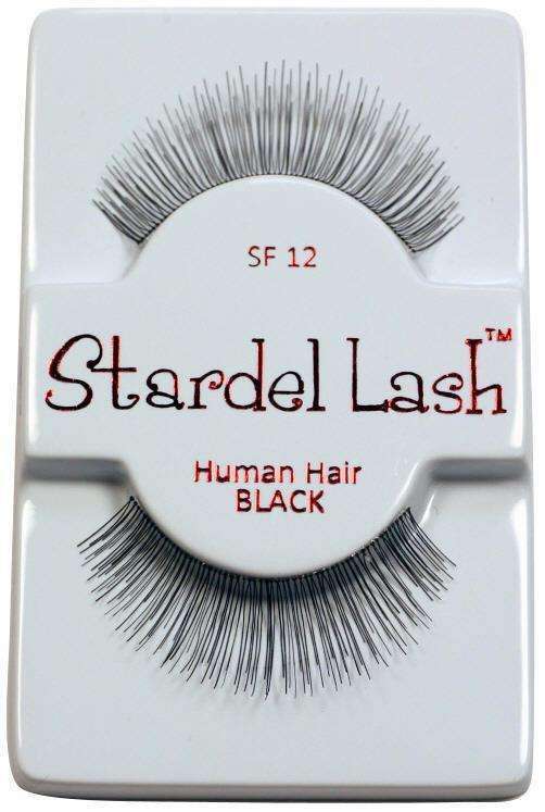 Stardel Lash 100% Human Hair Lashes - SF 12 Black