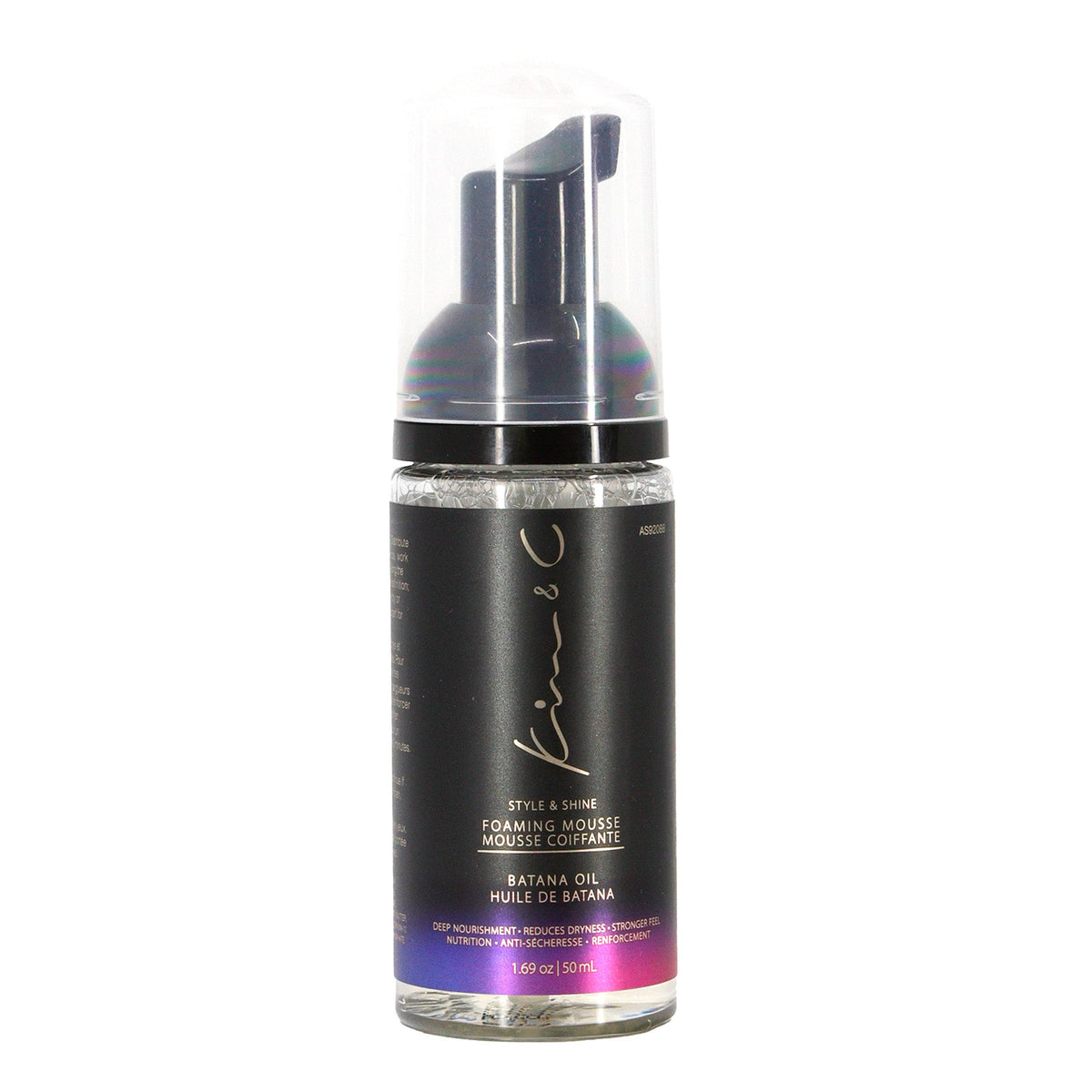 Kim & C Foaming Mousse 1.69oz - Batana Oil