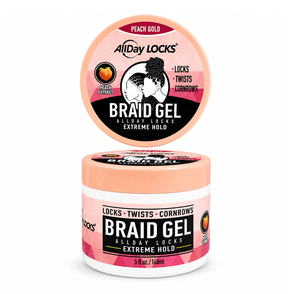 AllDay Locks Braid Gel Peach Gold -Extreme Hold