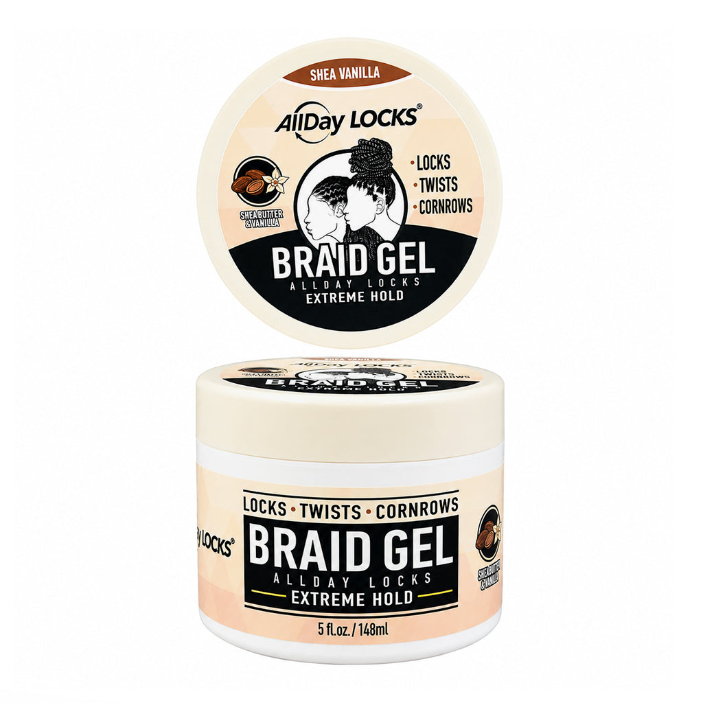 AllDay Locks Braid Gel Sea Butter & Vanilla -Extreme Hold