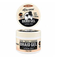 AllDay Locks Braid Gel Sea Butter & Vanilla -Extreme Hold