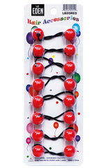 Eden Hair Baubles - Red #LB20RED