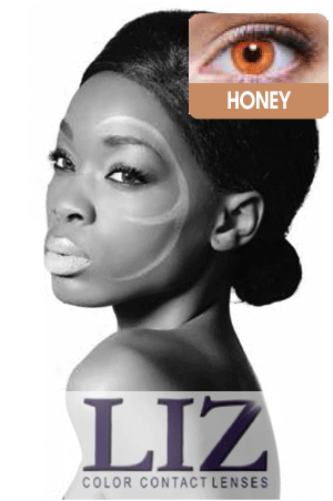 LIZ Color Contact Lenses #3T Honey #15