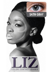 LIZ Color Contact Lenses #3T Satin Gray #18
