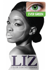 LIZ Color Contact Lenses #2T Ever Green #12