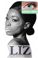 LIZ Color Contact Lenses #1T Emerald Green #13