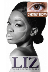 LIZ Color Contact Lenses #2T Chestnut Brown #10