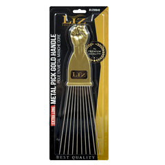 Liz Metal Pick Gold Handle (Extra Long) #LIZ299849 -pc