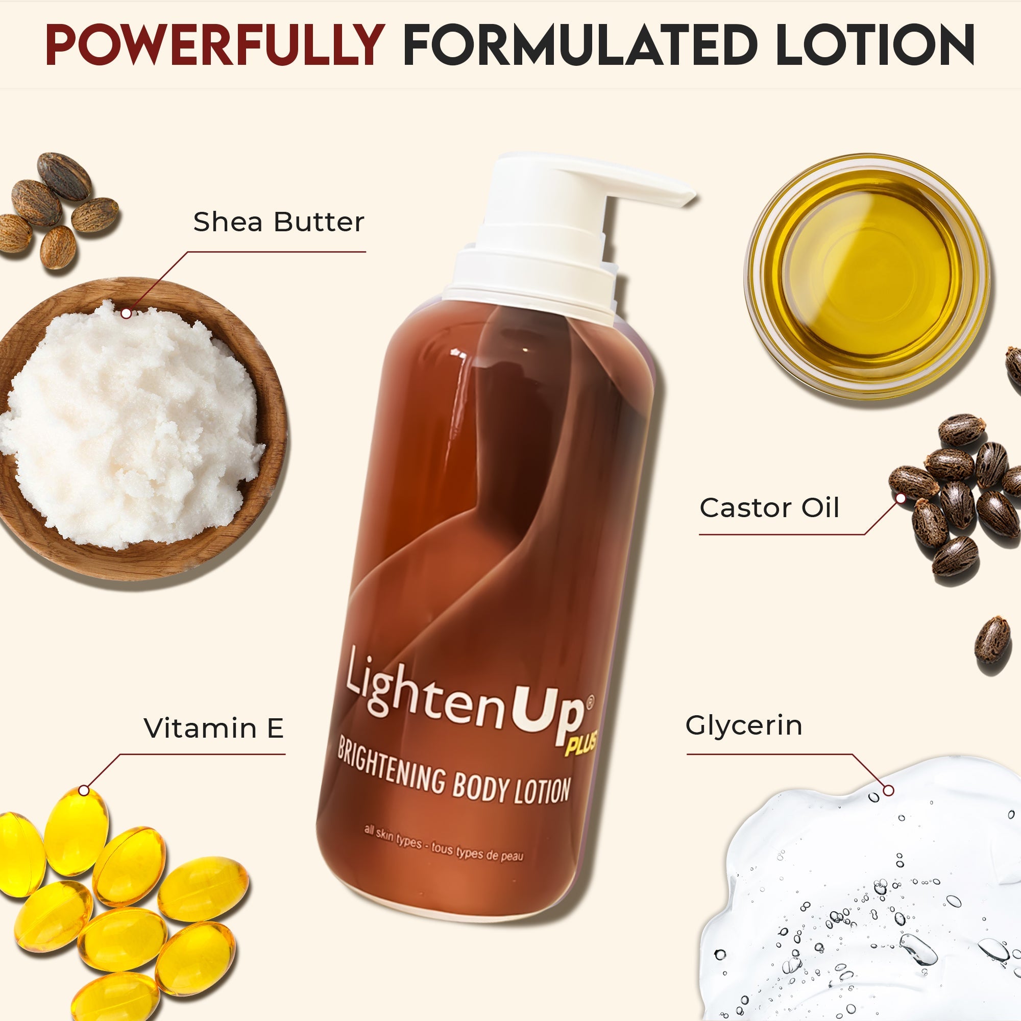 LightenUp Plus Brightening Body Lotion 400ml / 14.2 fl oz