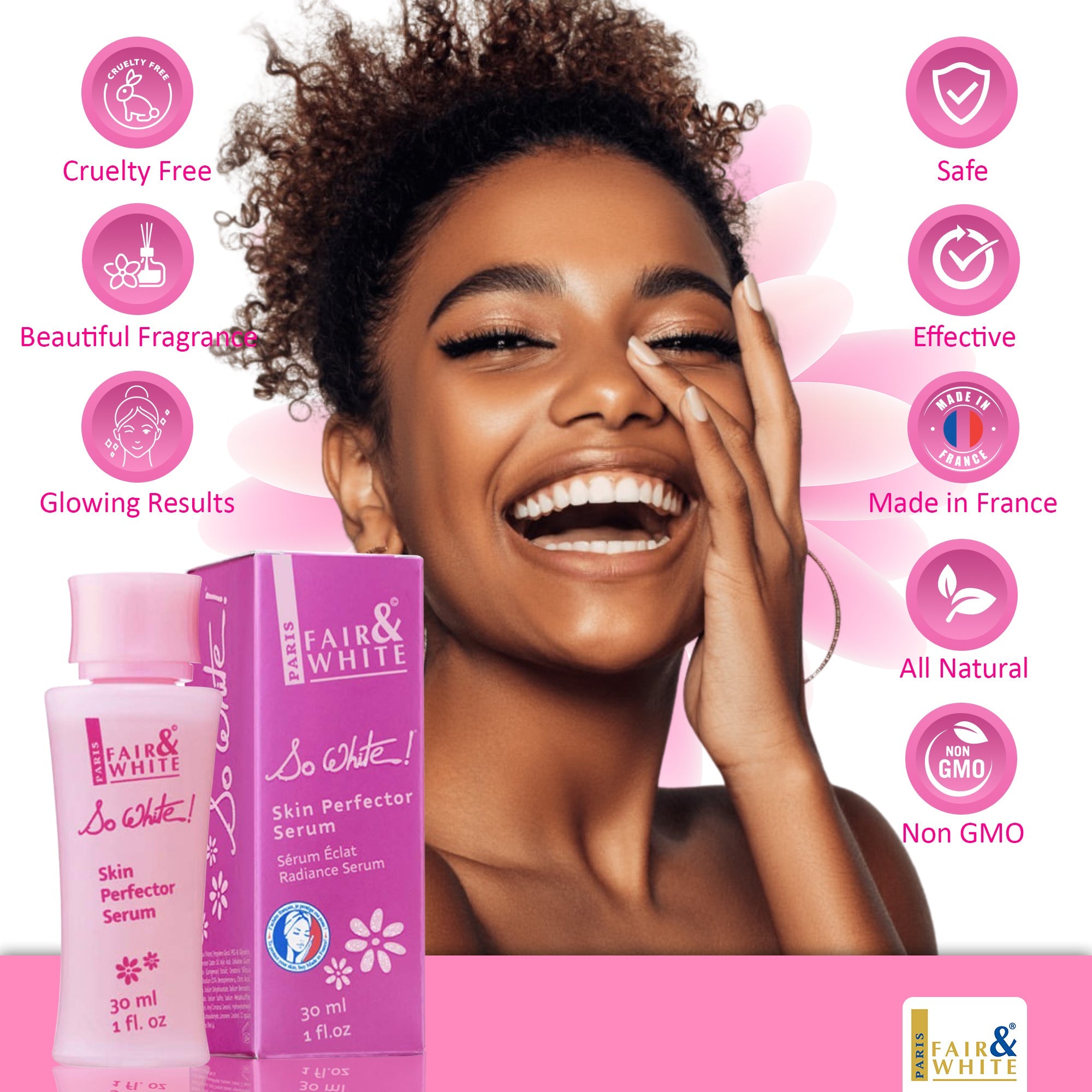 Fair And White So White Skin Perfector Serum 30ml / 1 fl oz