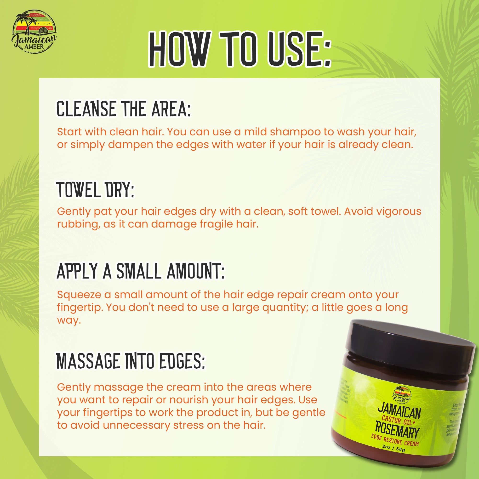Jamaican Amber Edge Restore 2oz
