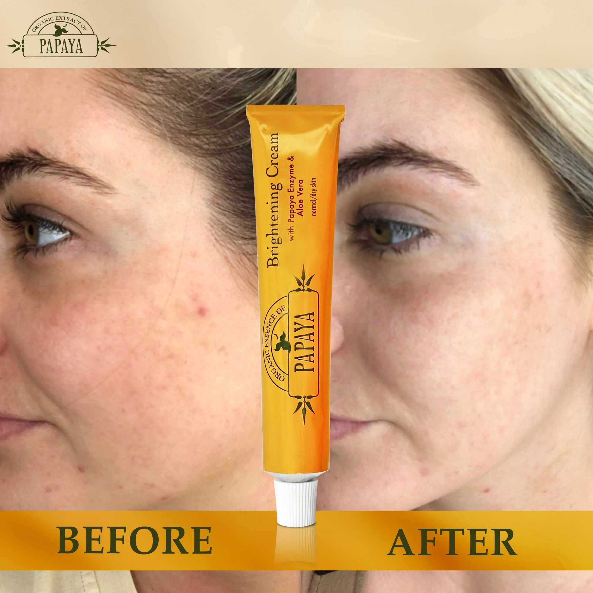 Organic Extract of Papaya cream tube 50ML