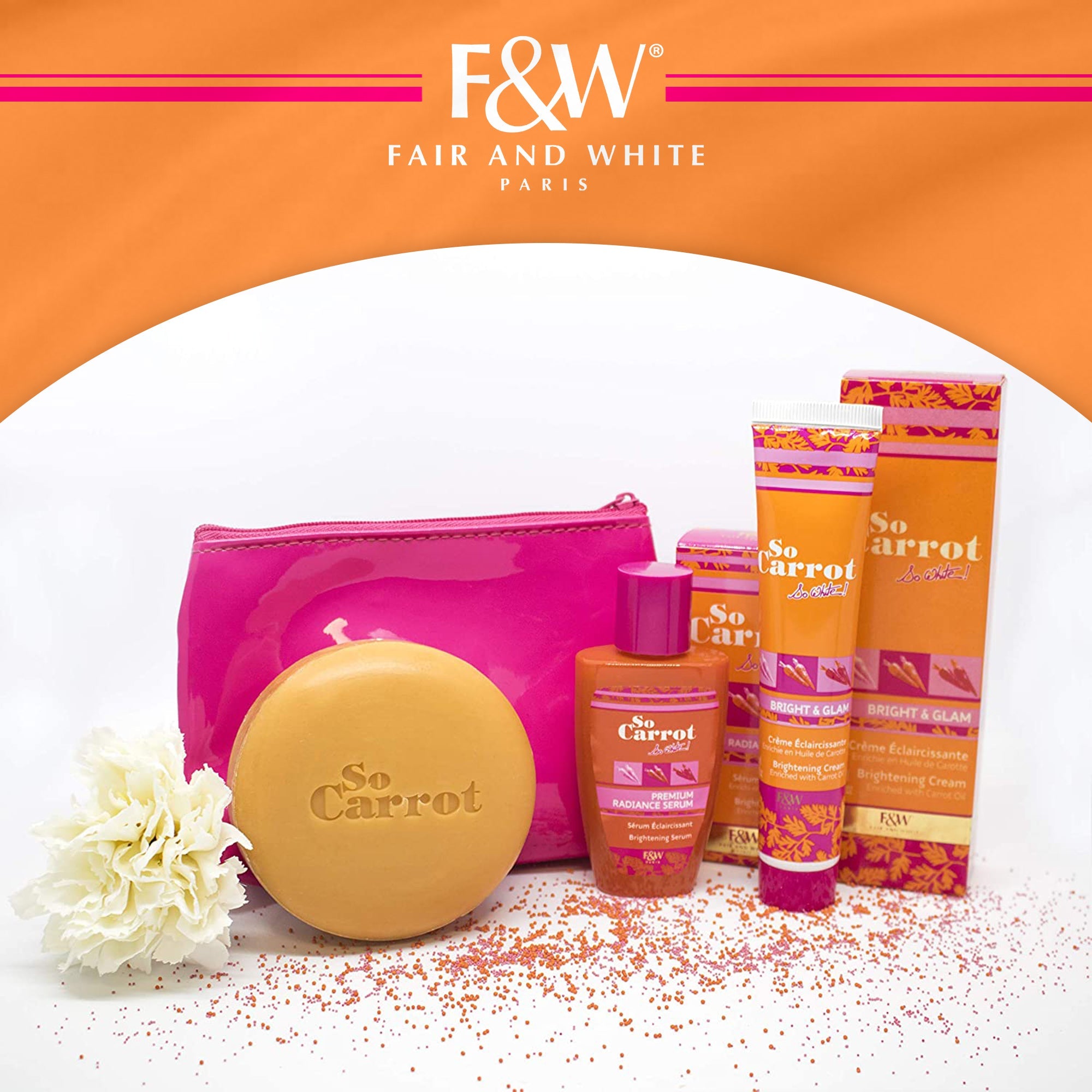 Fair and White So Carrot Brightening Lotion With carrot Oil 500ml