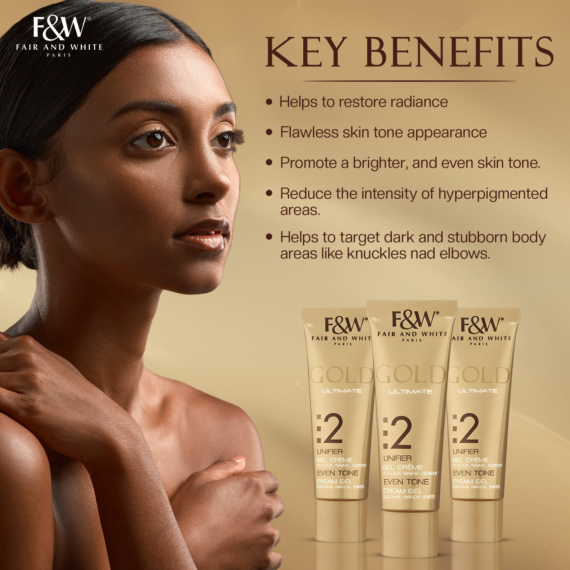 Fair And White Gold Specialized Cream Gel 30ml