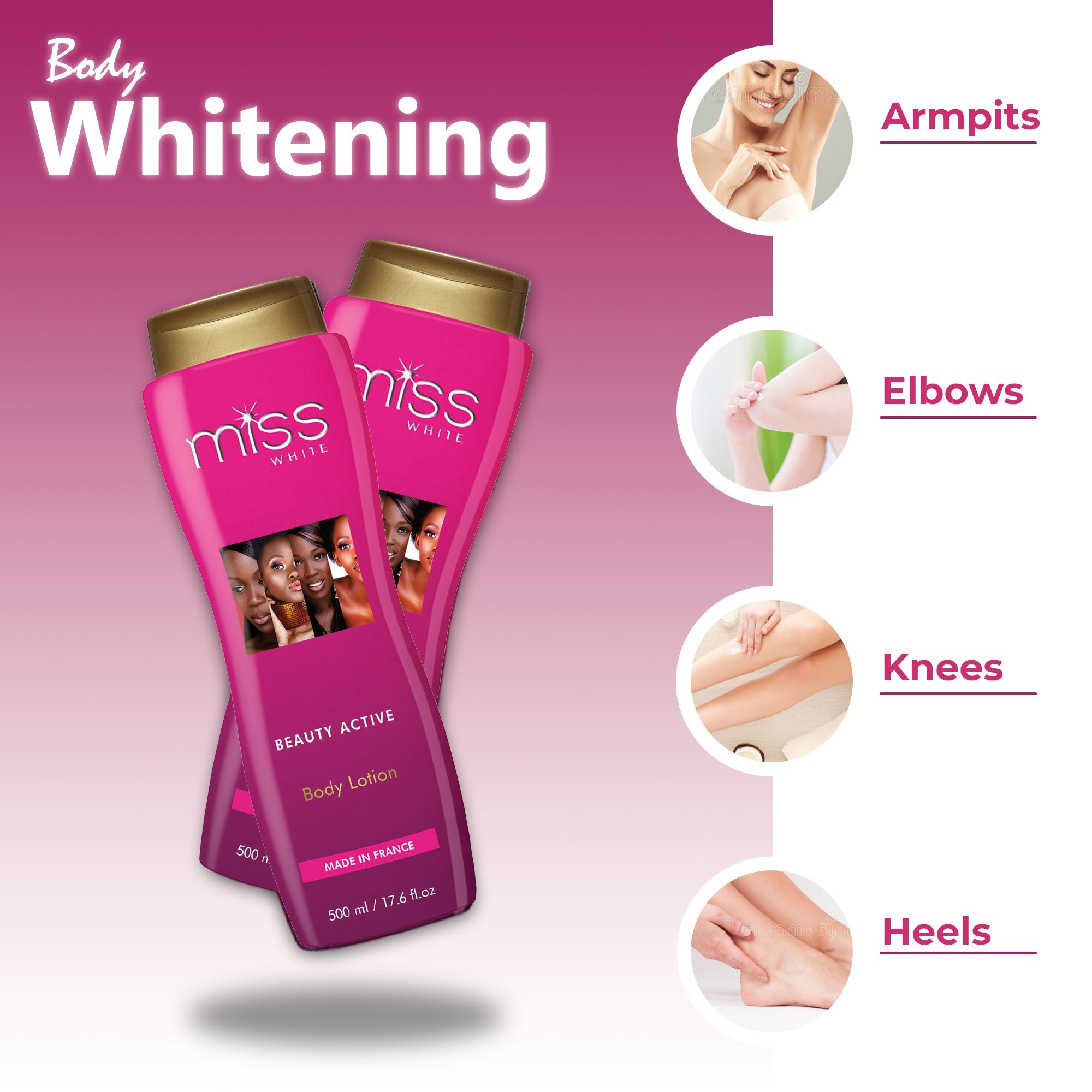 Fair and White Miss White Beauty Brightening Lotion 7 days 500ml