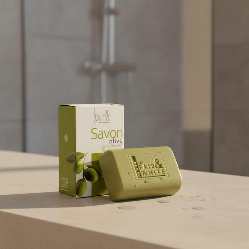 Fair and White Original Olive Oil Exfoliating Soap 200g