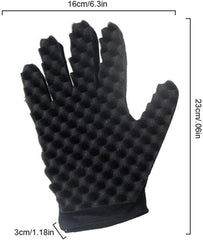 Magic Gold Hair Curling Sponge Brush Glove