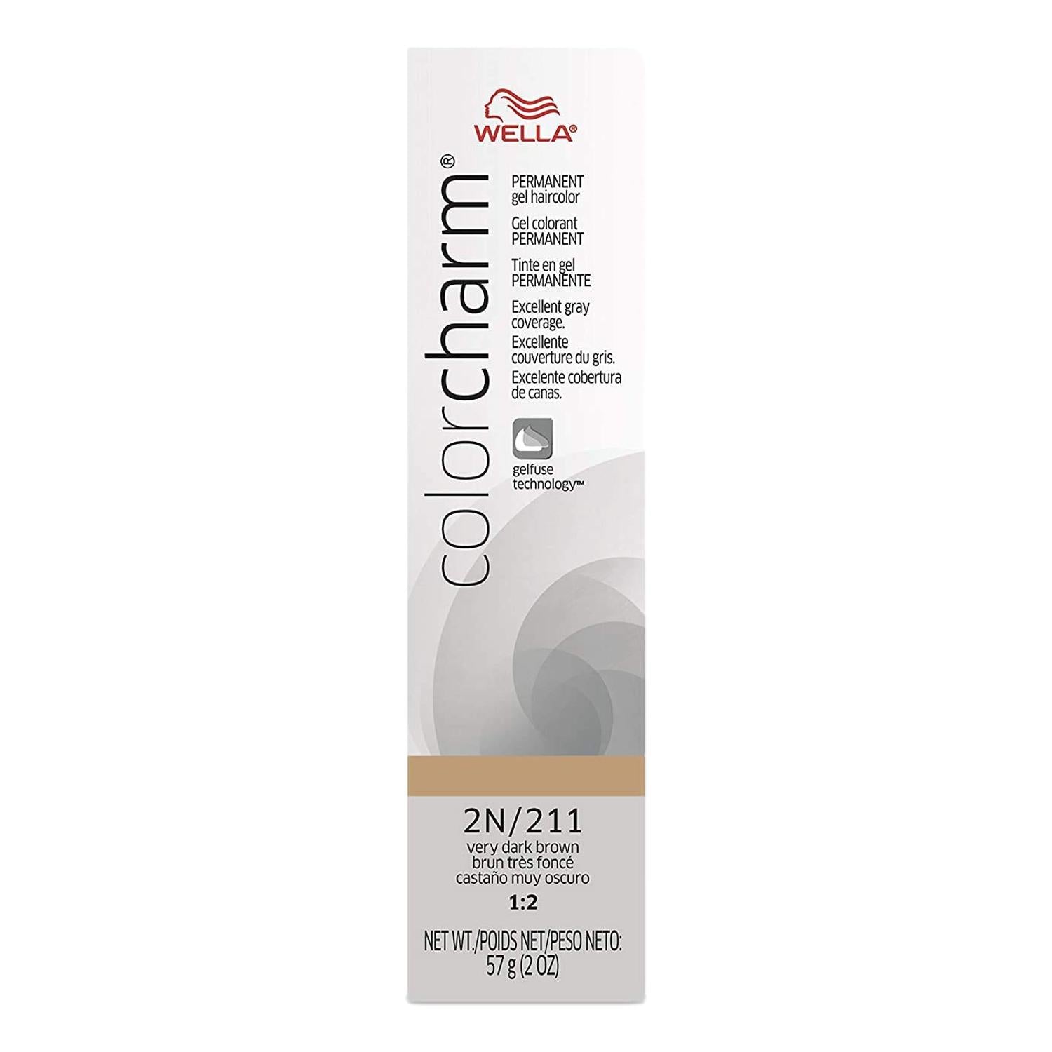 Wella Color Charm Gel Permanent Hair Color - 2N/211 Very Dark Brown