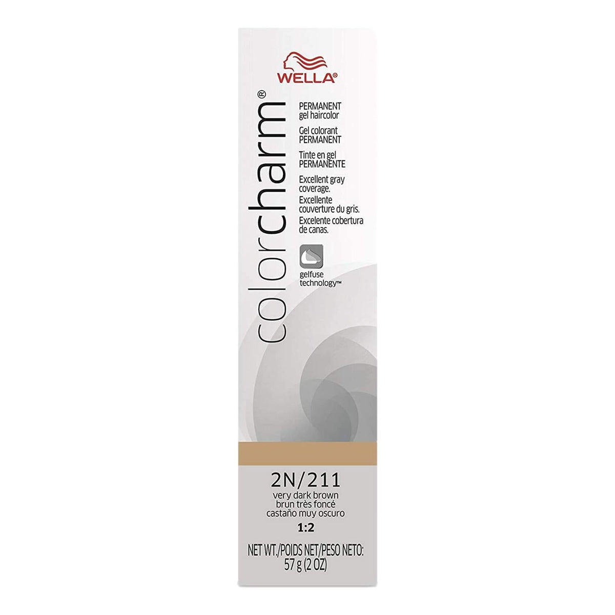 Wella Color Charm Gel Permanent Hair Color - 2N/211 Very Dark Brown