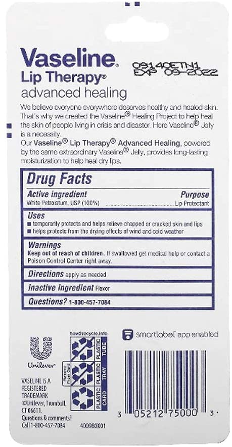 Vaseline Lip Therapy Tube