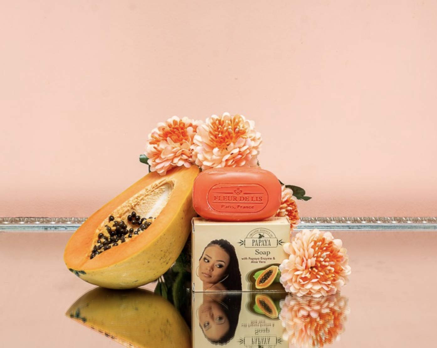 Organic Extract of  Papaya Soap 80gr