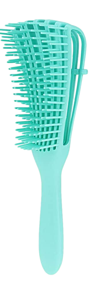 8 Row Detangling Hair Brush - Mint