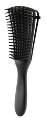 8 Row Detangling Hair Brush - Black