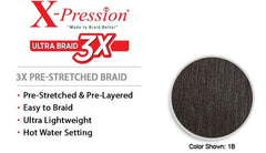 Outre 3X X-Pression Pre-Stretched Ultra Braid 72"