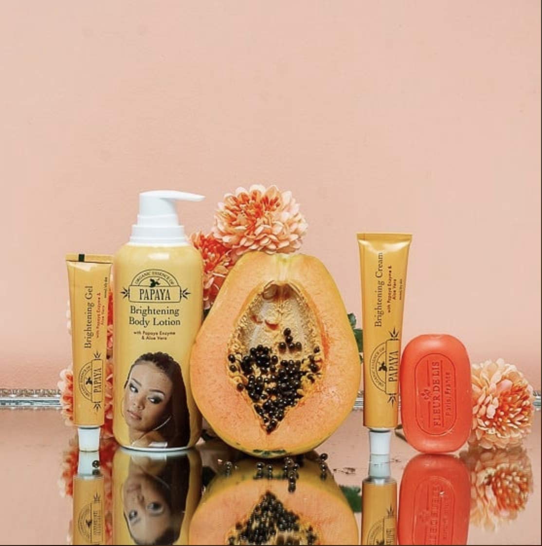 Organic Extract of  Papaya Soap 80gr
